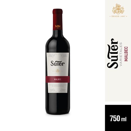 Vino Tinto Suter Malbec 750 Cc