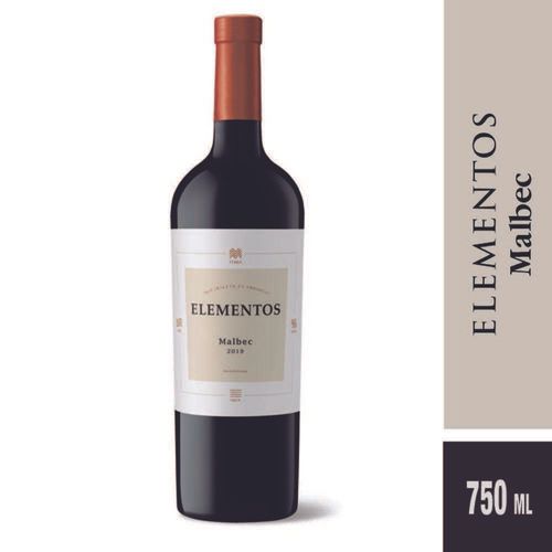 Vino Tinto Elementos Malbec 750 Cc