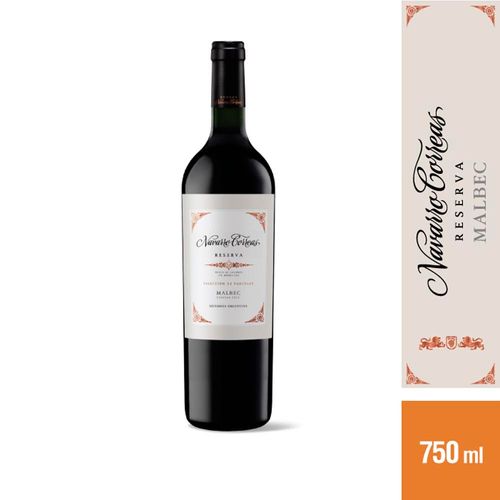 Vino Tinto Navarro Correas Reserva Malbec 750 Cc