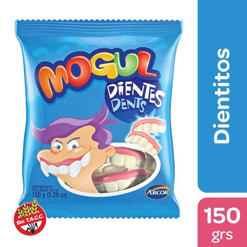 Gomitas Arcor Mogul Dientes 150 Gr