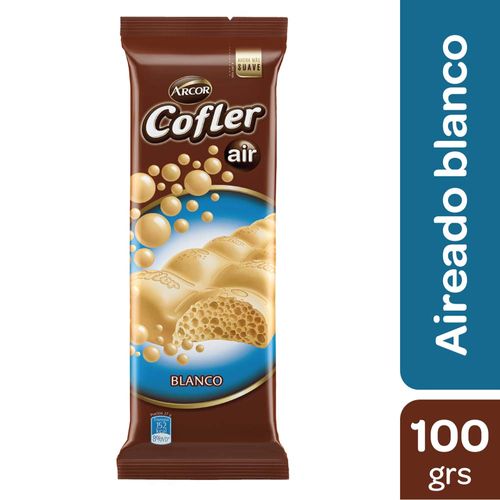 Chocolate Cofler Aireado Blanco 100 Gr