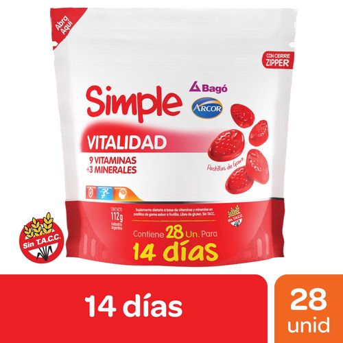 Suplemento Simple Vitalidad 112 Gr