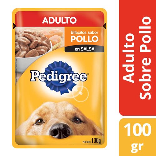 Alimento Para Perros Pedigree Pollo Pouch Adulto 100 Gr