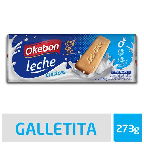 Galletitas Leche Clásicas Okebon 273 Gr