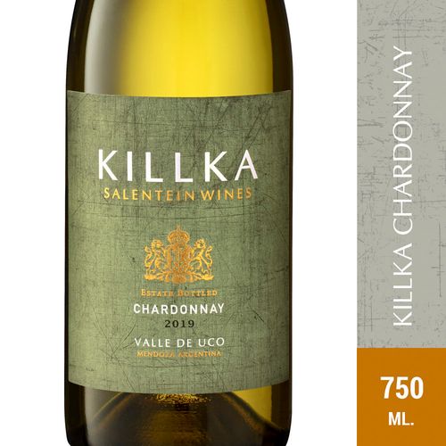 Vino Blanco Chardonnay Killka 750 Ml