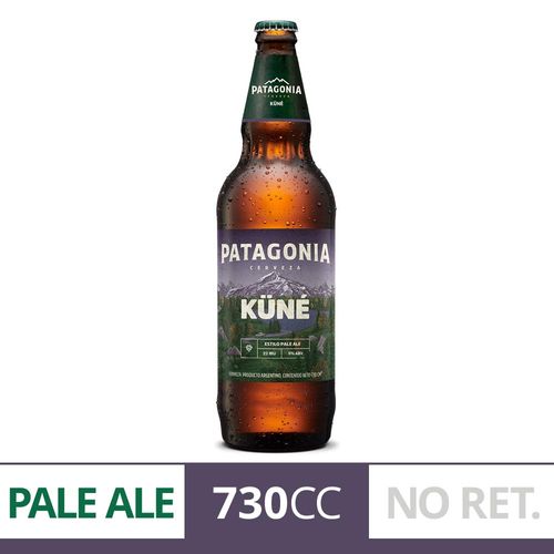 Cerveza Pale Ale Patagonia Kn? 730 Ml Botella Descartable