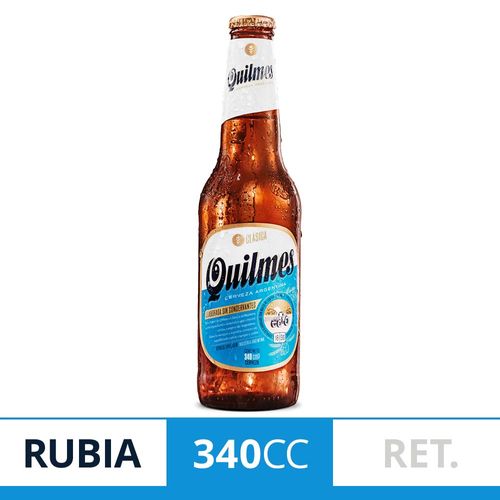 Cerveza Quilmes Clasica 340cc Ret