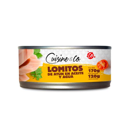 Lomo De Atun Agua Y Aceite 120 Gr Cuisine & Co Nbe Mp