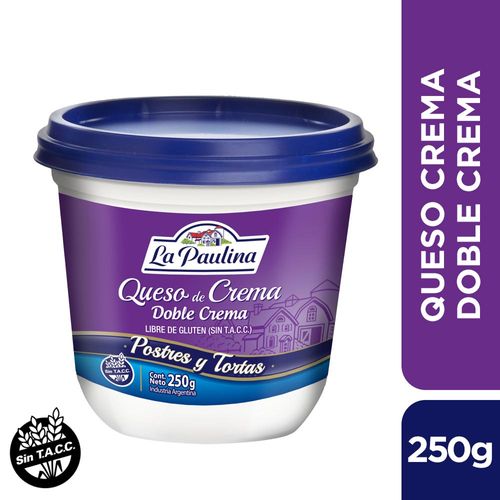 Queso Crema La Paulina Doble Crema 250 Gr