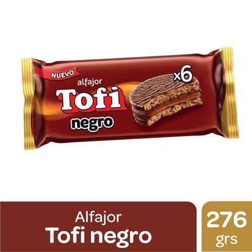 Alfajor Negro Tofi 276 Gr
