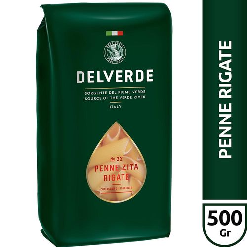 Fideos Penne Rigate Delverde X500 Gr