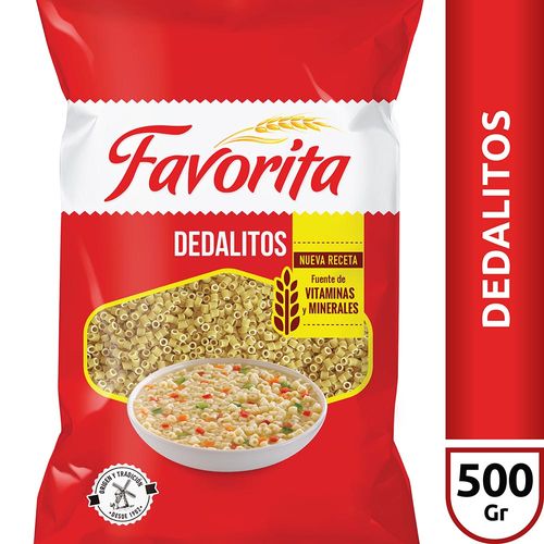 Fideos Dedalito Favorita X500 Gr