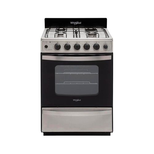 Cocina Inoxidable  Multigas Wfx57dw 56cm Whirlpool