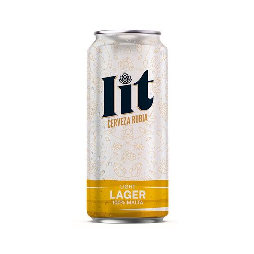 Cerveza Lit Light Lager X 473cc