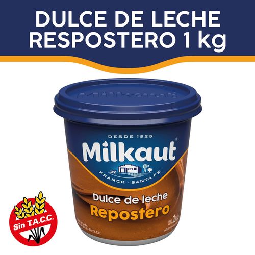 Dulce De Leche Milkaut Repostero 1 Kg
