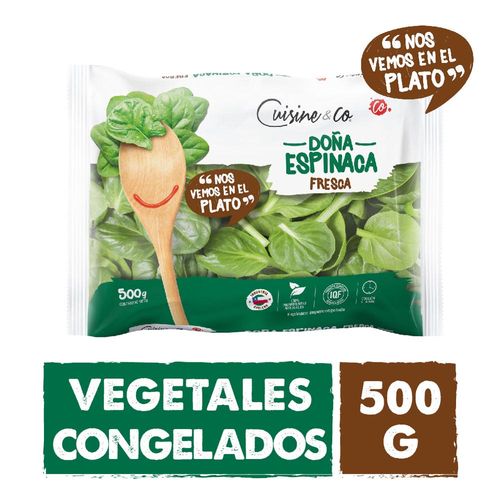 Espinaca 500 Gr Cuisine & Co