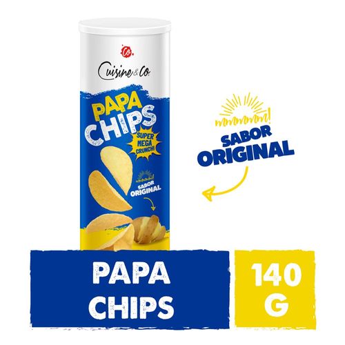 Papas Chips Clásicas 140 Gr Cuisine & Co Nbe Mp