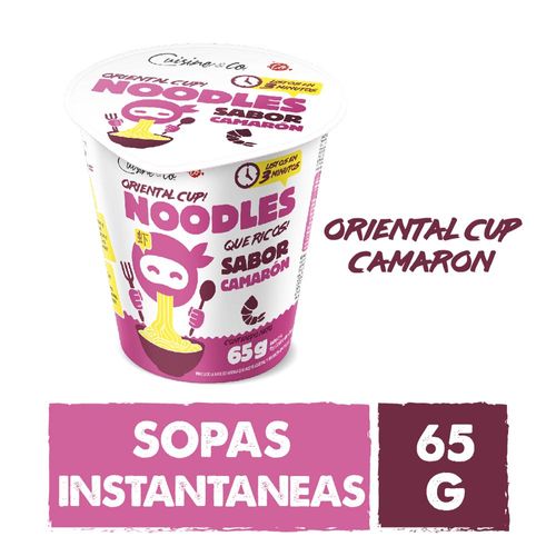 Sopa Instantánea Sabor Camarón 65 Grs Cuisine & Co