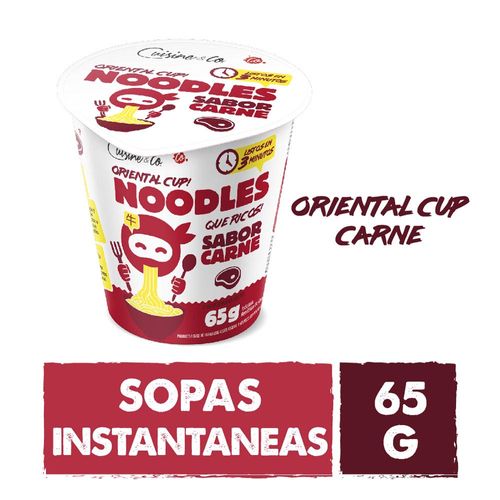 Sopa Instantánea Sabor Carne 65 Gr Cuisine & Co Nbe Mp