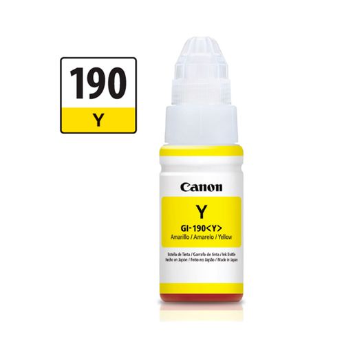 Botella De Tinta Yellow Canon Gi-190 Bk