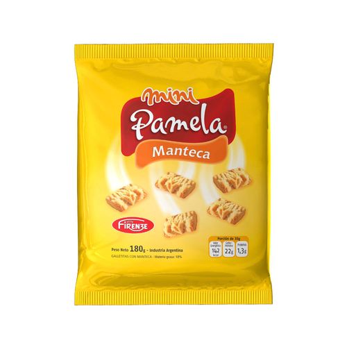 Galletitas Mini Manteca Pamela 180 Gr