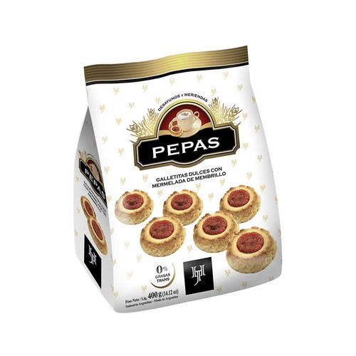 Galletitas Hj Soriano Pepas Paquete 400 G