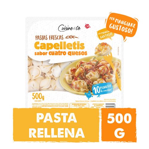 Capellettis Cuisineyco 4 Quesos X500 Gr