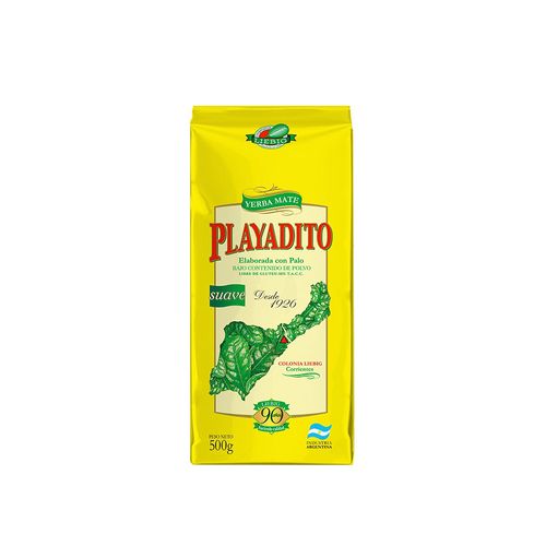 Yerba Mate Suave Playadito 500 Gr