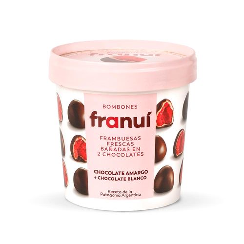 Bombón Franui De Frambuesa Black 150 Gr