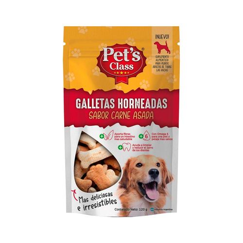 Galletitas Pet's Class Carne Asada 120gr