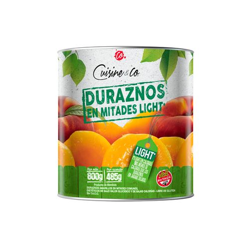 Duraznos Light 820 Gr Cuisine & Co Nbe Mp