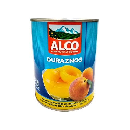 Duraznos Alco Al Natural 850 G