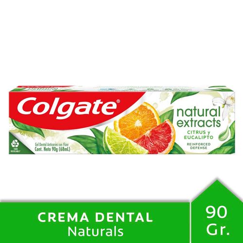 Cre Dent Colgate Natural Extracts Reinforced Defense 90g