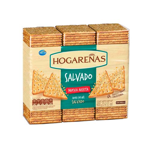 Galletitas Hogareñas Salvado 600g