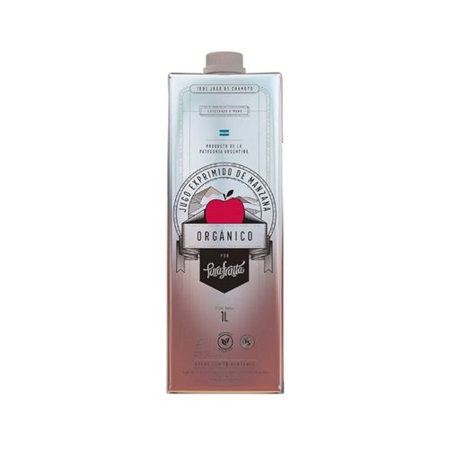 Jugo Exprimido Orgánico Pura Frutta Manzana 1 L