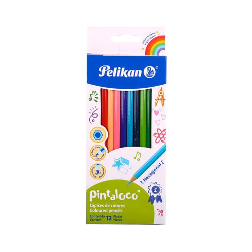 Lapiz Color X12 Pelikan Bic
