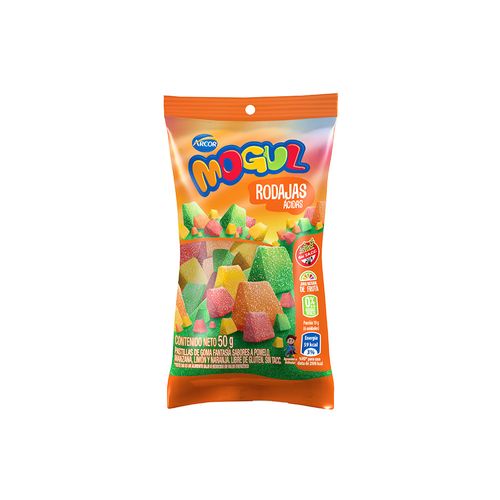 Gomitas Rodajas Acidas Mogul  50 Gr