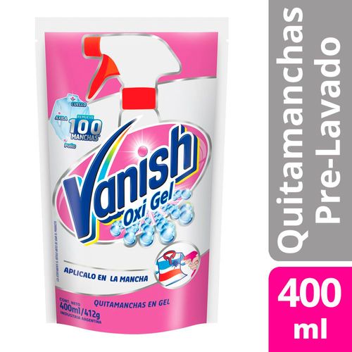 Quitamanchas Vanish Prelavado Oxigel 400ml