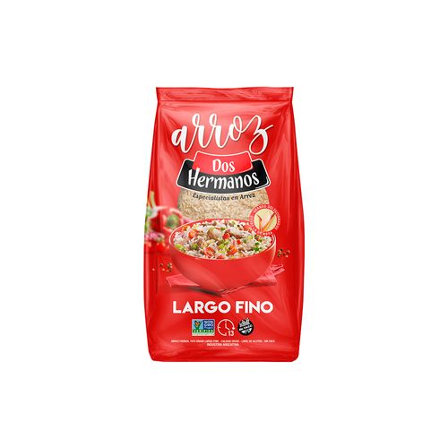 Arroz Grano Largo Fino Dos Hermanos 1 Kg
