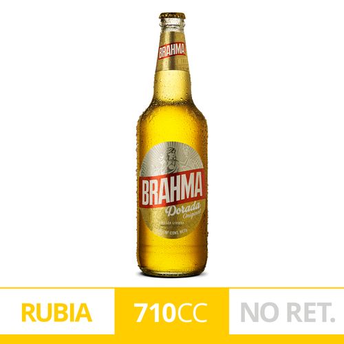 Cerveza Brahma Dorada 710cc