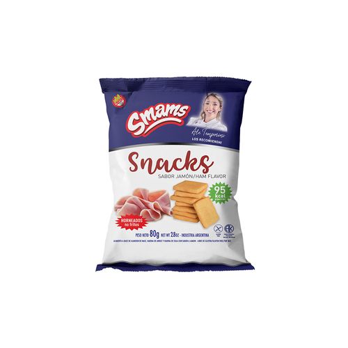 Snacks Sabor Jamón 80 Gr Smams