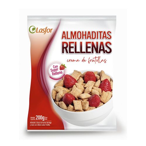 Almohaditas Crema Frutilla Lasfor 200 Gr