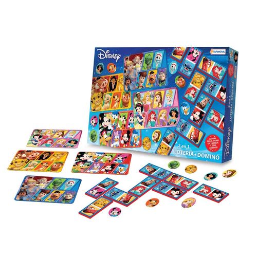 Juego Domino Y Lotería Disney -tapimovil X 1 U