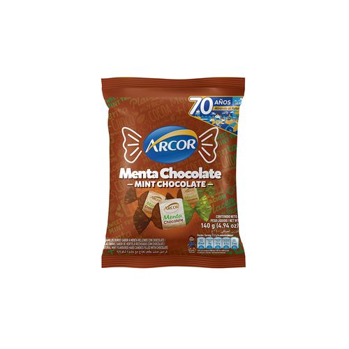 Caramelos Arcor Menta Chocolate140g