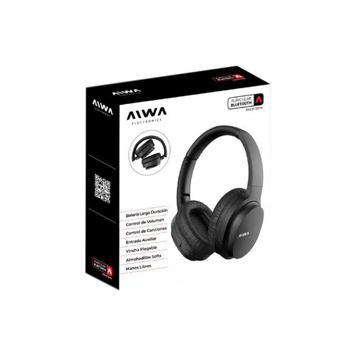 Auricular Vincha Negro Ava-bt301n Aiwa