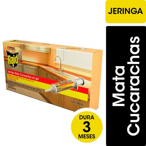 Insecticida Raid Mata Cucarachas Jeringa 3gr