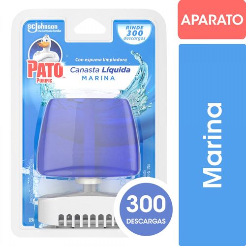 Canasta Inodoro Marina Aparato + Repuesto 50 Ml Pato