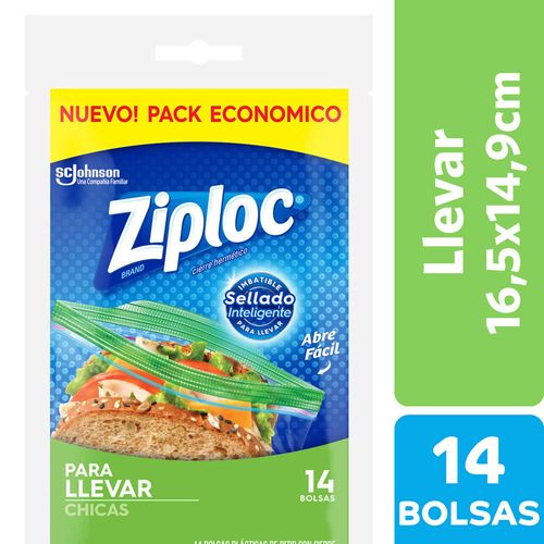 Bolsas Herméticas Para Llevar Chica 14 Un Ziploc