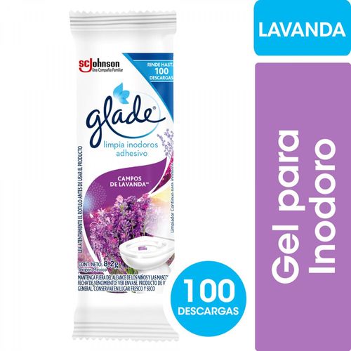 Limpiador Adhesivo Inodoro Glade Campo De Lavanda 8.2gr