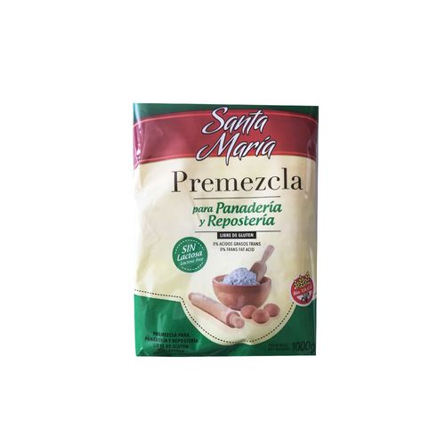 Premezcla Sin Gluten Y Lactosa 1 Kg Santa Maria